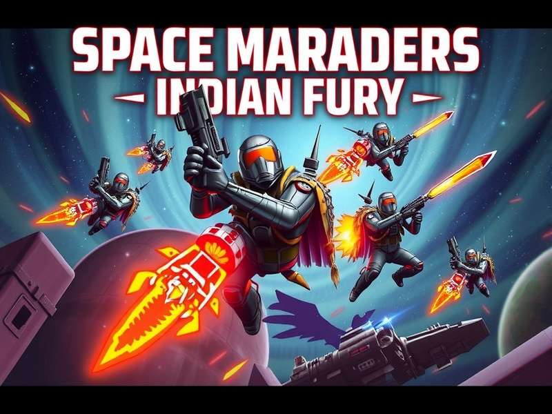 Space Marauders Indian Fury Game Art